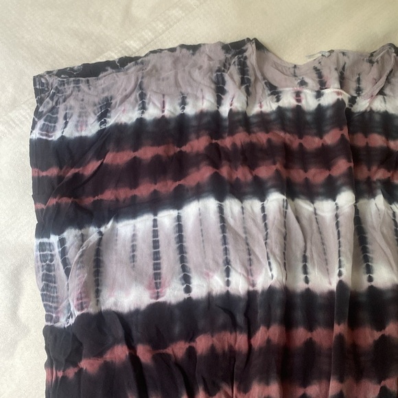 YFB young famous broke tie dye blouse top mauve grey purple size M beach cover - Picture 9 of 10